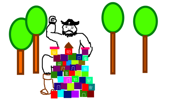 Смутные воспоминания. Схематично, около 40 кб, нарисовано в Paint.Net