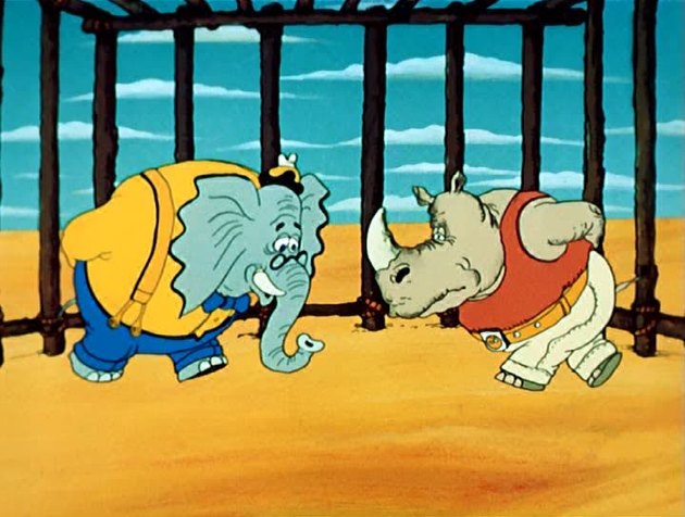 Кадр из мультфильма "Айболит спешит на помощь (ч5)"
