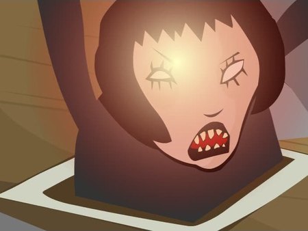 Кадр из мультфильма "Бог ненавидит трусов"