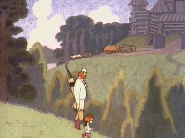 Кадр из мультфильма "Детство Ратибора"