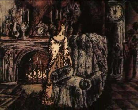 Кадр из мультфильма "Дверь в стене"