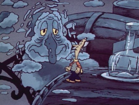Кадр из мультфильма "Как дед за дождем ходил"