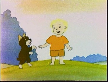 Кадр из мультфильма "Как зацвел лен"