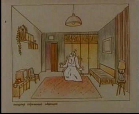 Кадр из мультфильма "Каменные музыканты"