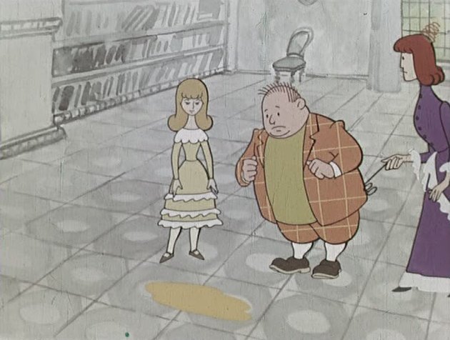 Кадр из мультфильма "Кентервильское привидение"