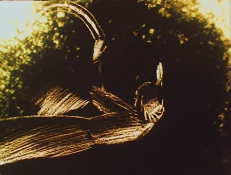Кадр из мультфильма "Корзина с еловыми шишками"