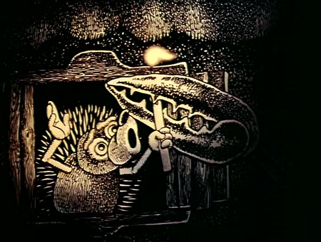 Кадр из мультфильма "Краденое солнце"