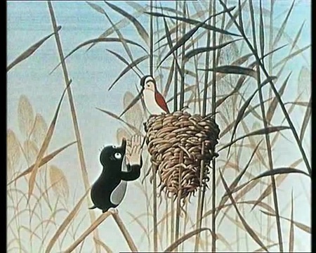 Кадр из мультфильма "Крот. Как крот раздобыл штанишки"