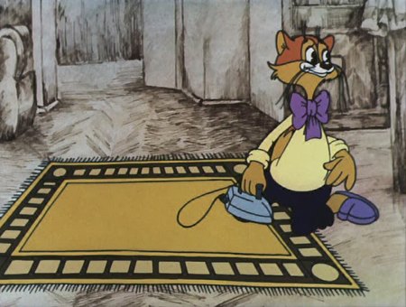 Кадр из мультфильма "День рождения кота Леопольда"