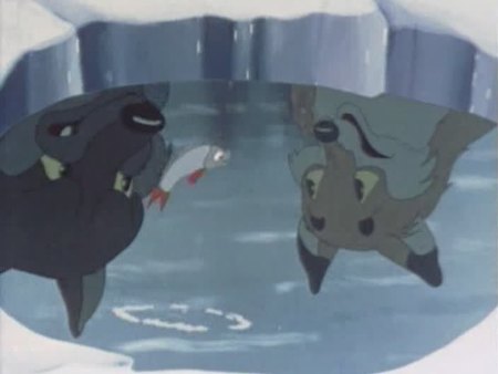 Кадр из мультфильма "Лиса и Волк"