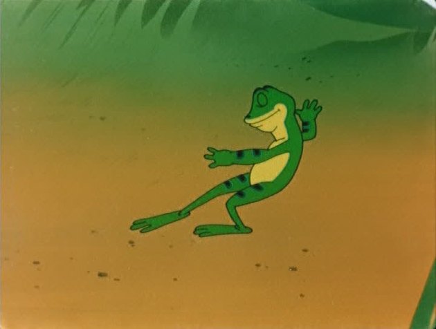 Кадр из мультфильма "Лягушка-путешественница"