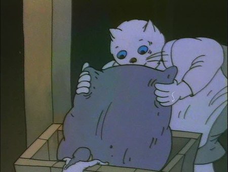 Кадр из мультфильма "Мельница кота"