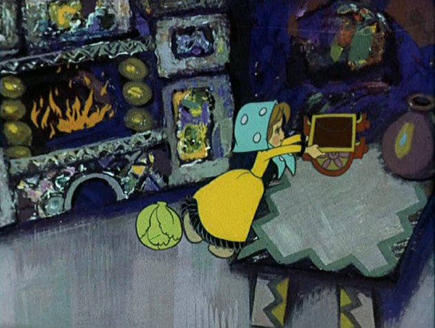 Кадр из мультфильма "Мороз Иванович"