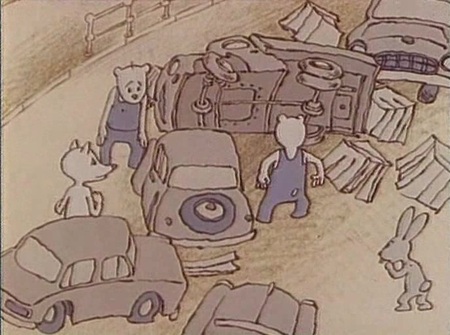 Кадр из мультфильма "Мой приятель светофор"