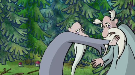 Кадр из мультфильма "Не скажу! (Вещий сон)"