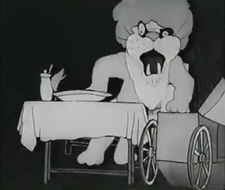 Кадр из мультфильма "Негритянская сказка"