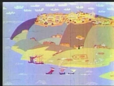 Кадр из мультфильма "Никита-кожемяка"