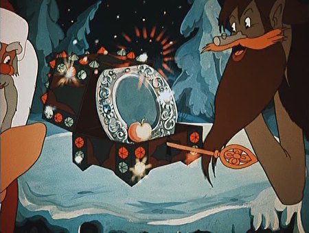 Кадр из мультфильма "Новогодняя ночь"