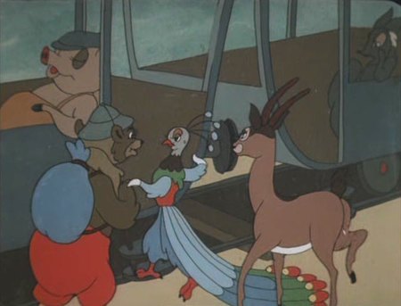 Кадр из мультфильма "Отважные альпинисты"