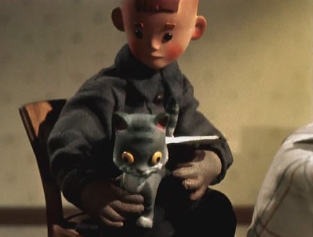 Кадр из мультфильма "Почему ушел котенок"