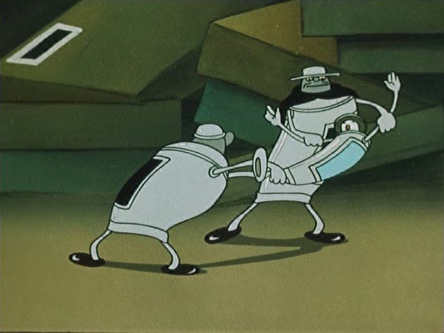 Кадр из мультфильма "Похитители красок"
