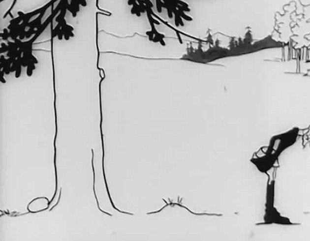 Кадр из мультфильма "Похождения Мюнхгаузена"