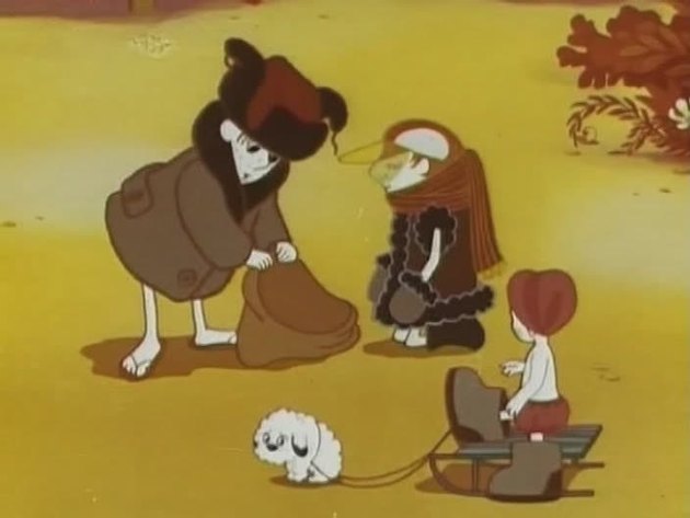 Кадр из мультфильма "Последний лепесток"