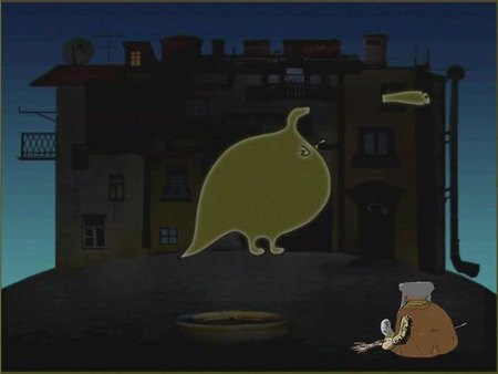 Кадр из мультфильма "Проходной двор"