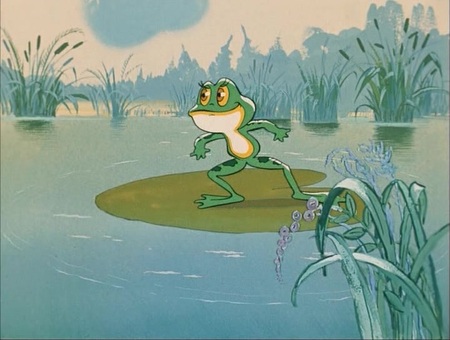 Кадр из мультфильма "Пропал Петя-петушок"