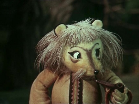 Кадр из мультфильма "Росомаха и лисица"