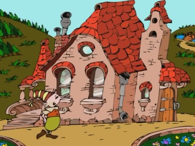 Кадр из мультфильма "Пиноккио"
