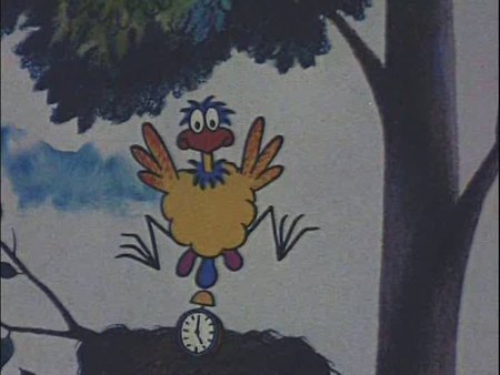 Кадр из мультфильма "Странная птица"