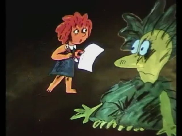 Кадр из мультфильма "Страшилище"