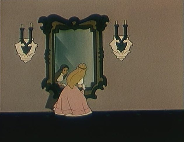 Кадр из мультфильма "Золотое перышко"